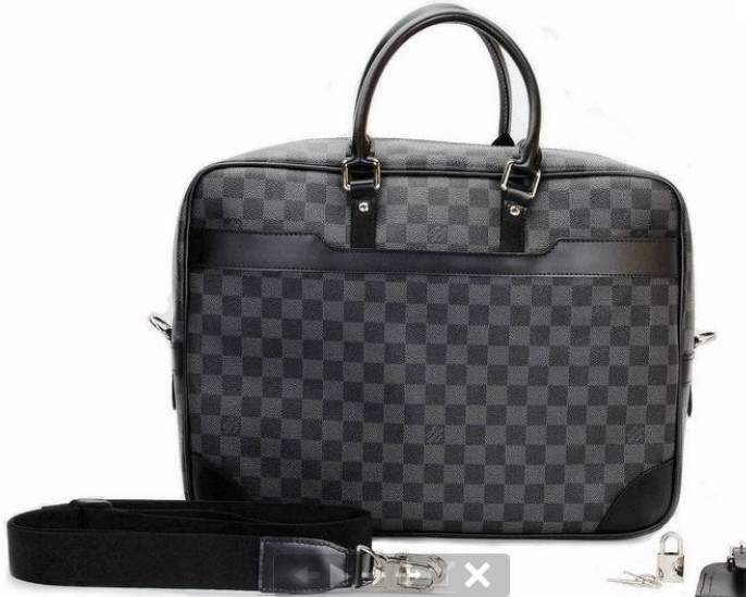 Cheap Louis Vuitton Porte-Documents Voyage GM Damier Graphite Canvas N41123